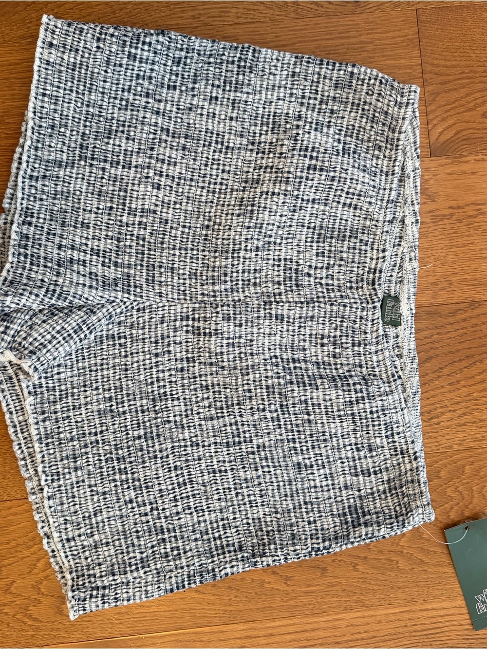 NWT Textured Knit Blue and White Bloomers